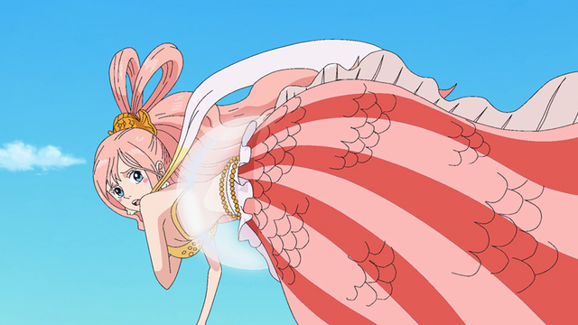 急げルフィ! しらほし絶体絶命